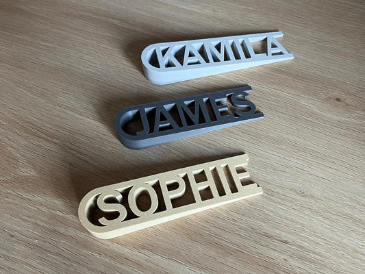 Personalised Door stop, Tough Bioplastic Door Wedge