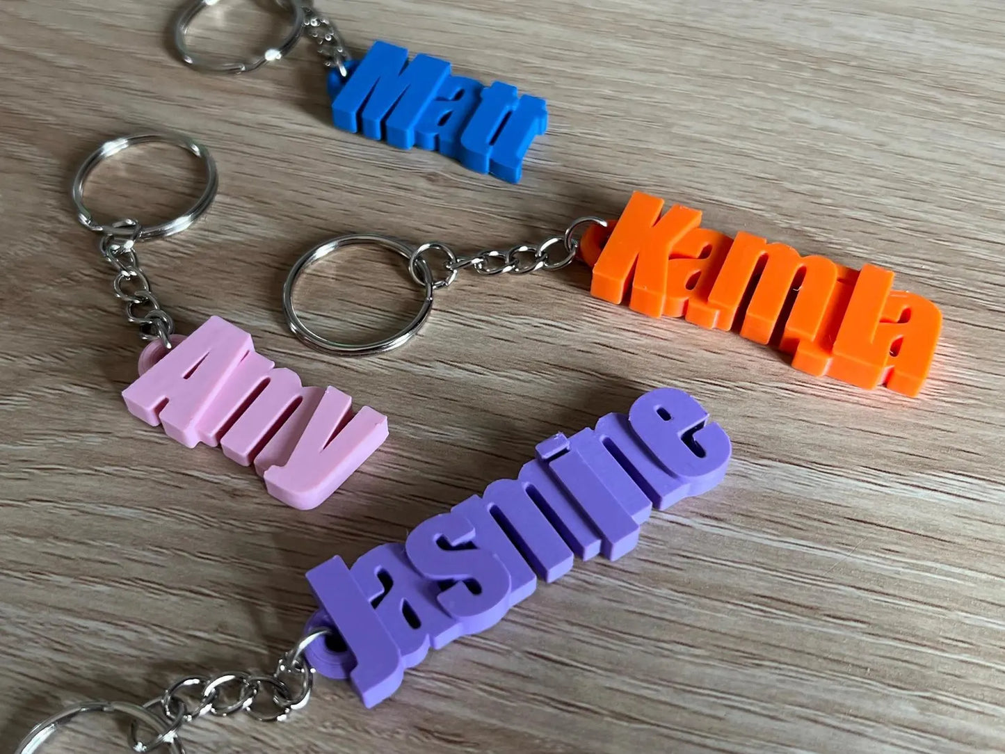 Personalised Key Chains, Many Colours to Choose From
