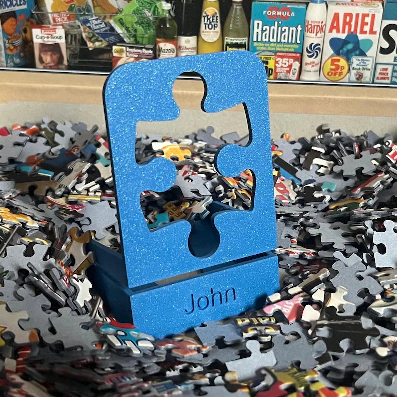 Personalised Puzzle Box Lid Holder, Puzzle Buddy