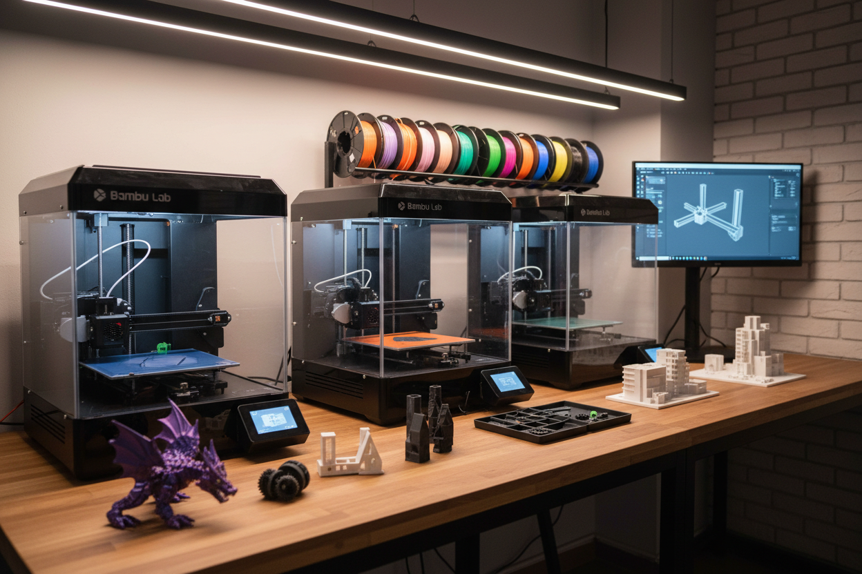 smaller scale using bambu lab printers